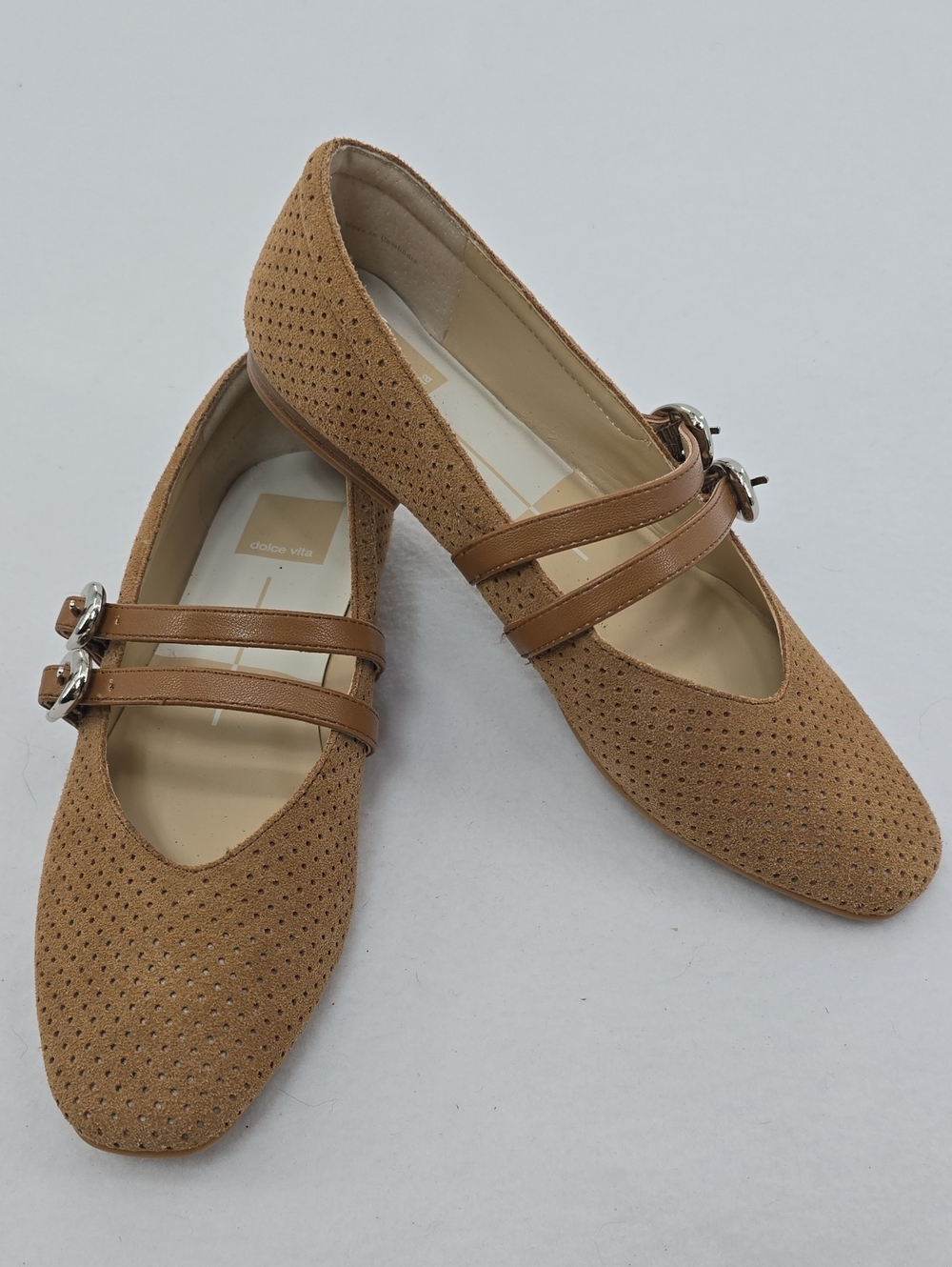 Dolce Vita Aretha Mary Jane Flat - Tan